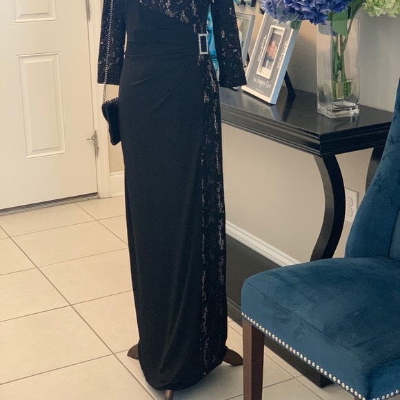 NWOT TAHARI Formal gown sequin maxi dress. Mother of the bride dress. - Picture 10 of 17